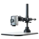 EVO Cam digital microscope on multi axis stand