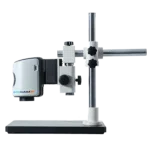EVO Cam digital microscope on single arm boom stand