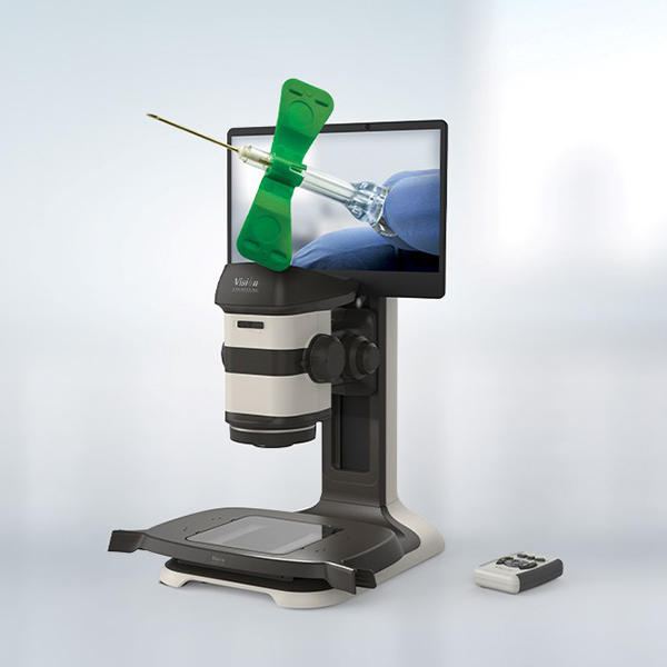 proteq-viso-homepage-banner-v1-600×600 ProteQ VISO 3D digital stereo microscope inspecting a medical device